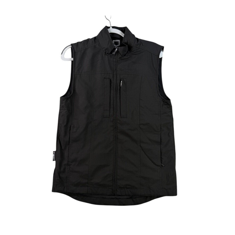 SCOTTeVEST Travel Vest Mens Small Black Multi Pocket Tech Tactical Utility 10062
